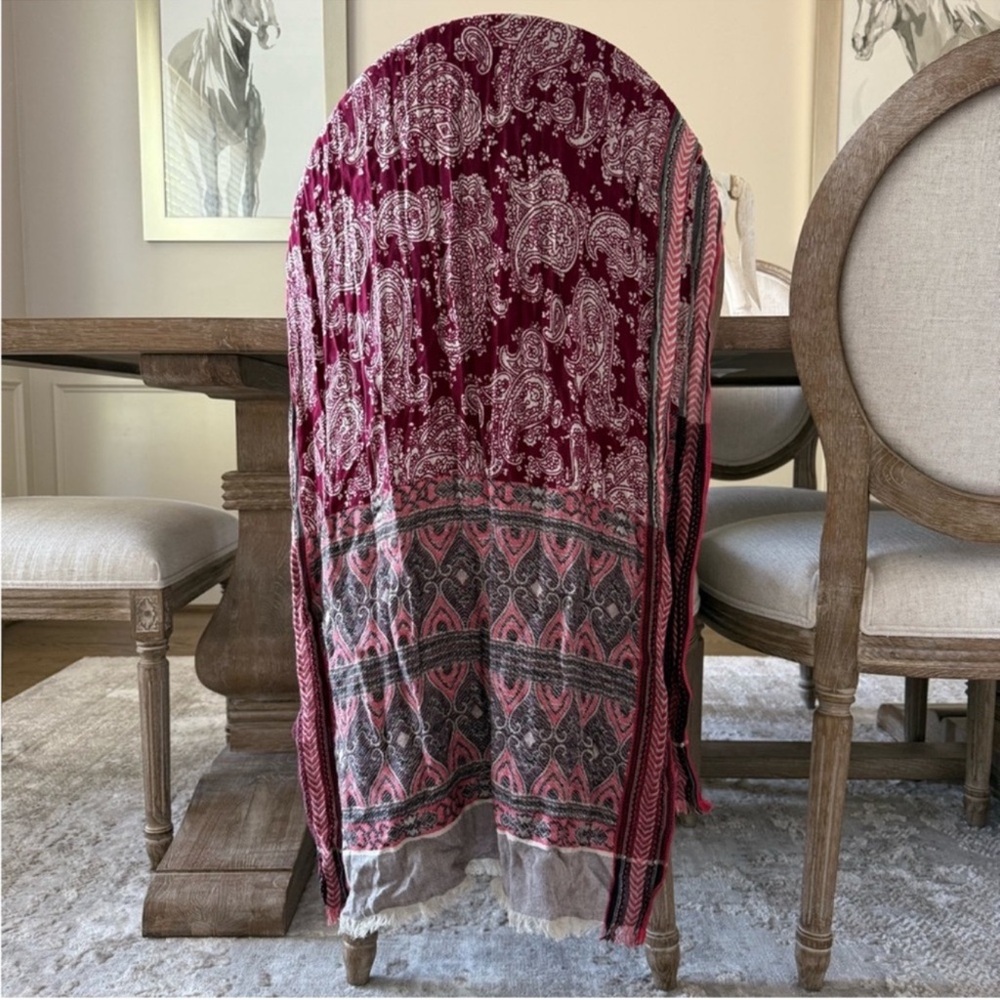 J. Jill Whimsical Paisley Preppy Scarf